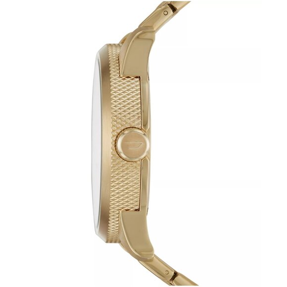 Diesel Men's Rasp Gold-Tone Stainless Steel Bracelet Watch 46x53mm - Picture 2 of 5